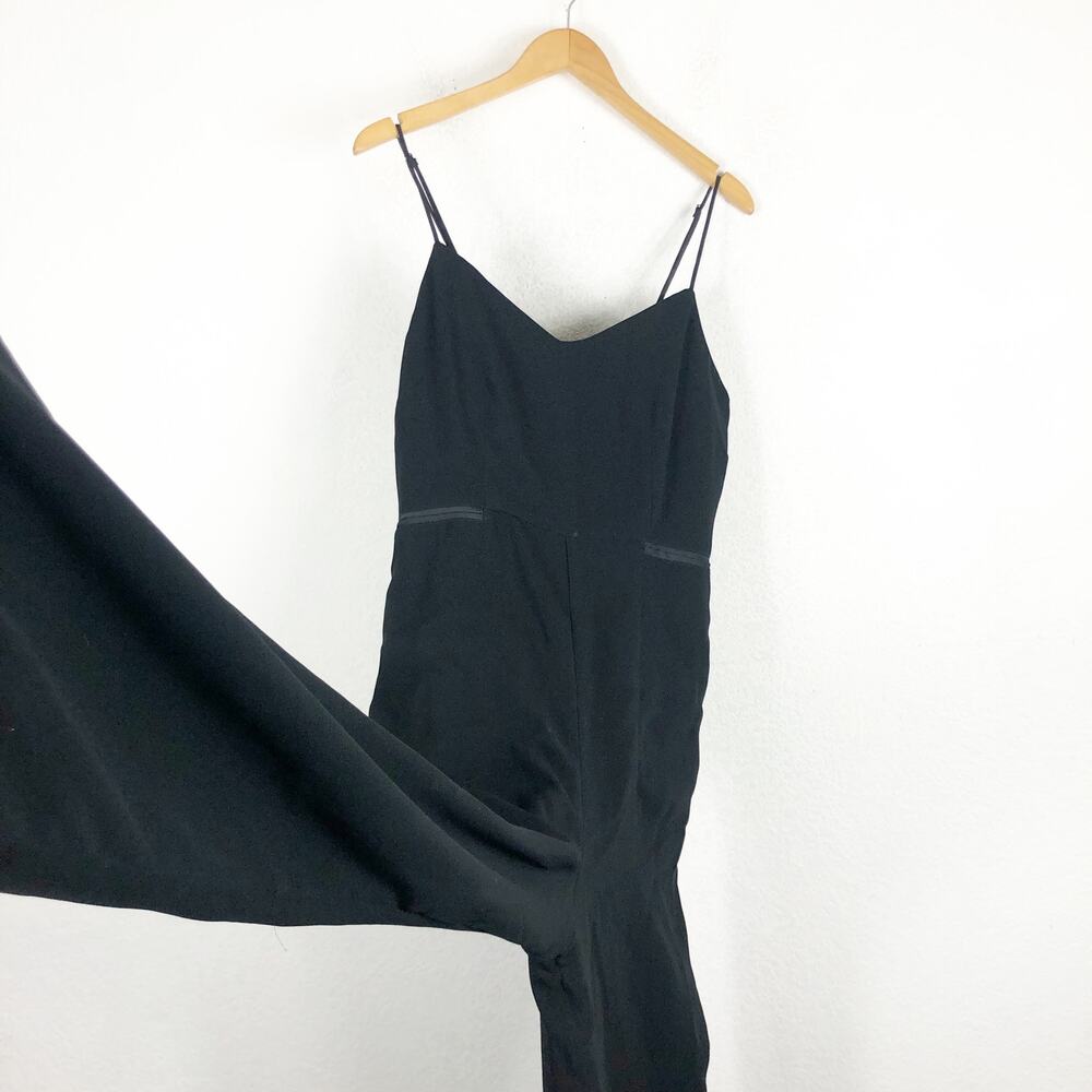 Anthropologie Maeve Magdalena Jumpsuit Size 12 Black Sleeveless Classic Cocktail - Picture 11 of 14
